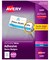 Avery Adhesive Name Badges, 2-1/3 x 3-3/8 Inches, White, Pack of 400